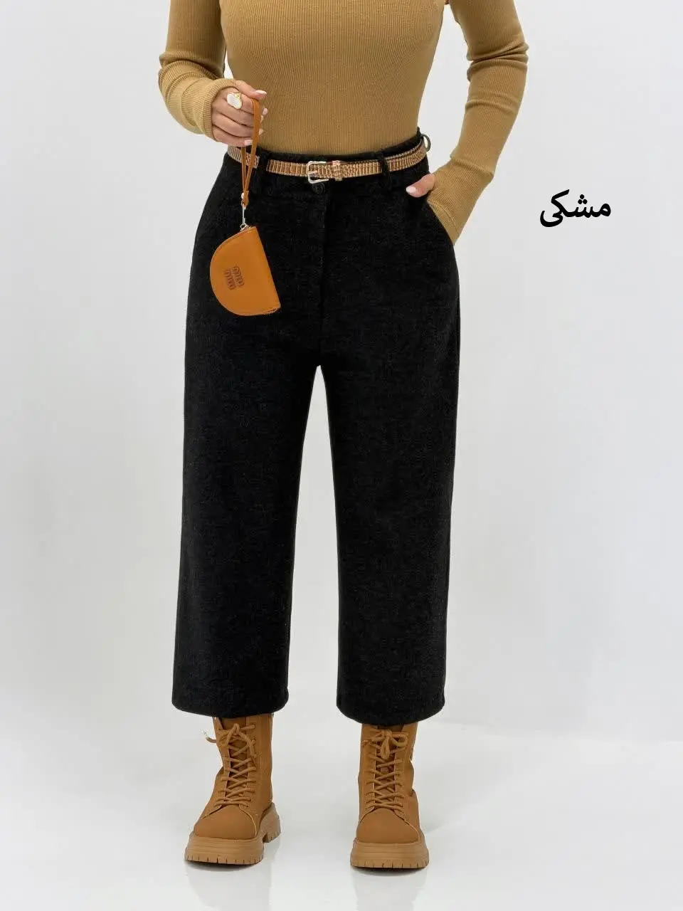 3765-شلوار فوتر واید قد 90